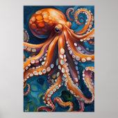 Poster | Octopus | Kunst (Voorkant)