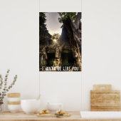 poster oerwoud (Keuken)