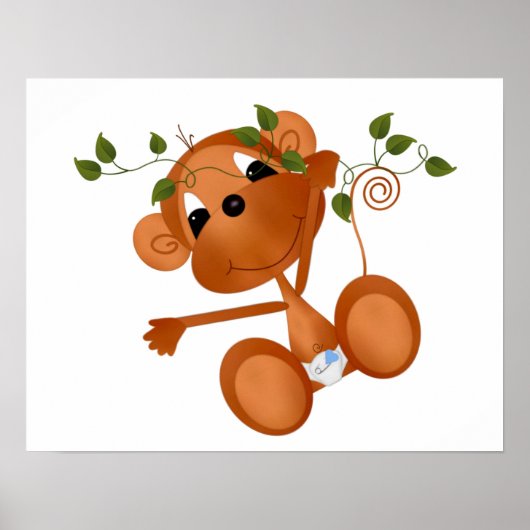 Poster Oerwoud Babies (Voorkant)