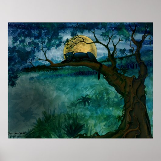 Poster oerwoud Panther (Voorkant)