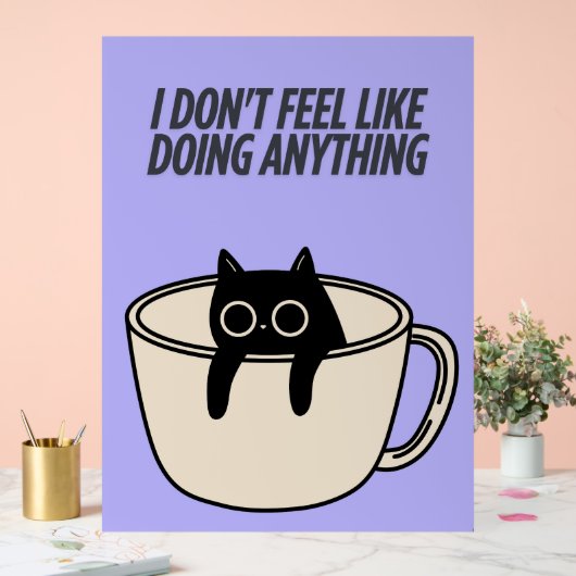 POSTER OF A LAZY CAT (Huwelijk)