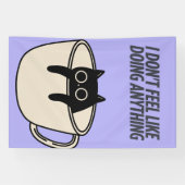 POSTER OF A LAZY CAT Banner (Horizontaal)