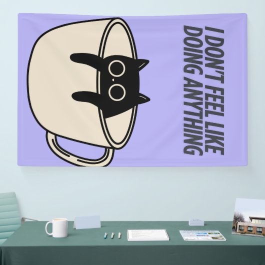 POSTER OF A LAZY CAT Banner (Beurs)