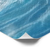 poster of a oil pastel wave (Hoek)