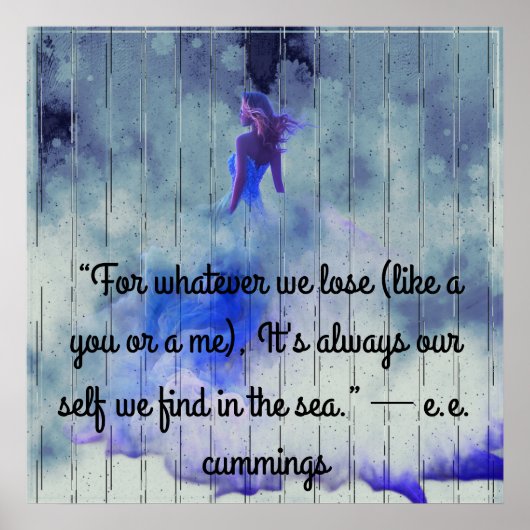 Poster of a Women and the Sea (Voorkant)