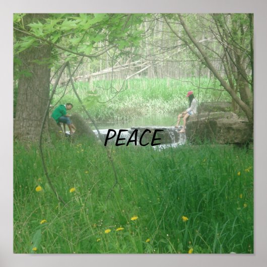 Poster of asome young teen ages fishing (Voorkant)