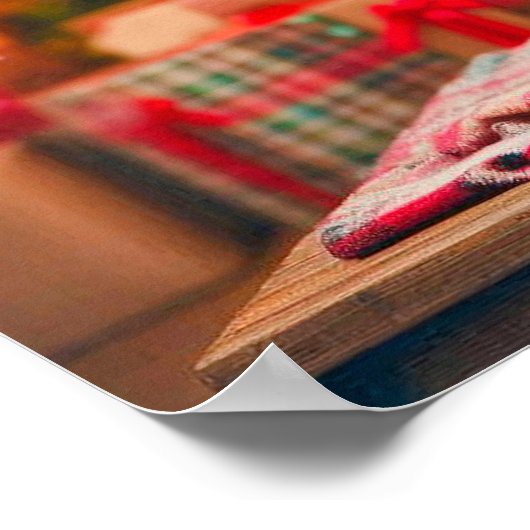 Poster of Newf Posing for Annual Portrait (Hoek)