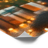 Poster of Newfie Decorated for Christmas (Hoek)