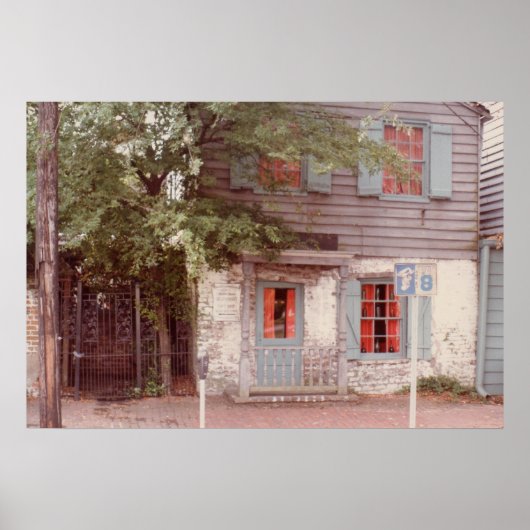 Poster of Oldest House Savannah Ga (Voorkant)