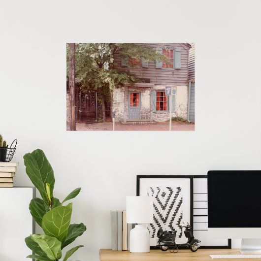 Poster of Oldest House Savannah Ga (Thuiskantoor)