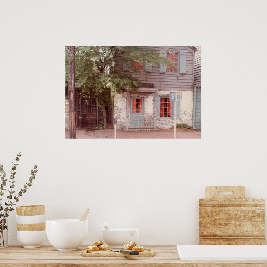 Poster of Oldest House Savannah Ga (Keuken)