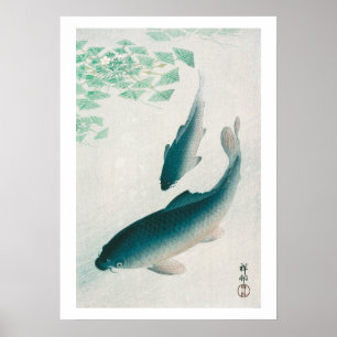 POSTER : OHARA KOSON : CARP/KOI 1926
