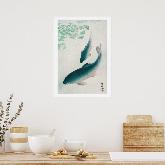 POSTER : OHARA KOSON : CARP/KOI 1926 (Keuken)