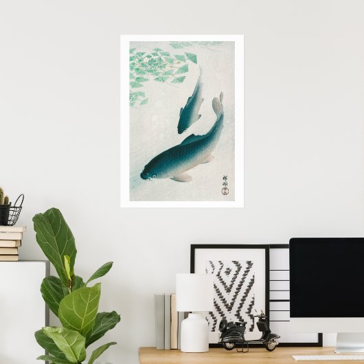 POSTER : OHARA KOSON : CARP/KOI 1926 (Thuiskantoor)