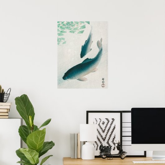 POSTER : OHARA KOSON : CARP/KOI 1926 (Thuiskantoor)