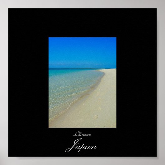 Poster Okinawa, Japan (Voorkant)