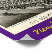 Poster Old Post Kantoor New York 1800 (Hoek)