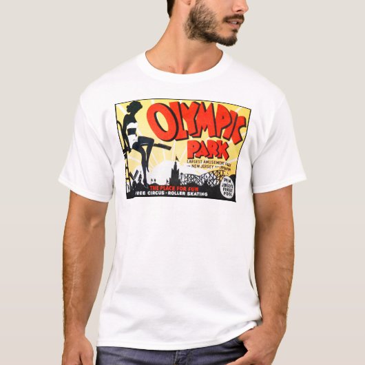  Poster "Olympisch Park" - Irvington, NJ T-shirt (Voorkant)