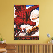 poster Olympische Winterspelen 1924 Canvas Afdruk (Insitu (Woonkamer))