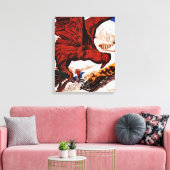 poster Olympische Winterspelen 1924 Canvas Afdruk (Insitu (Woonkamer))