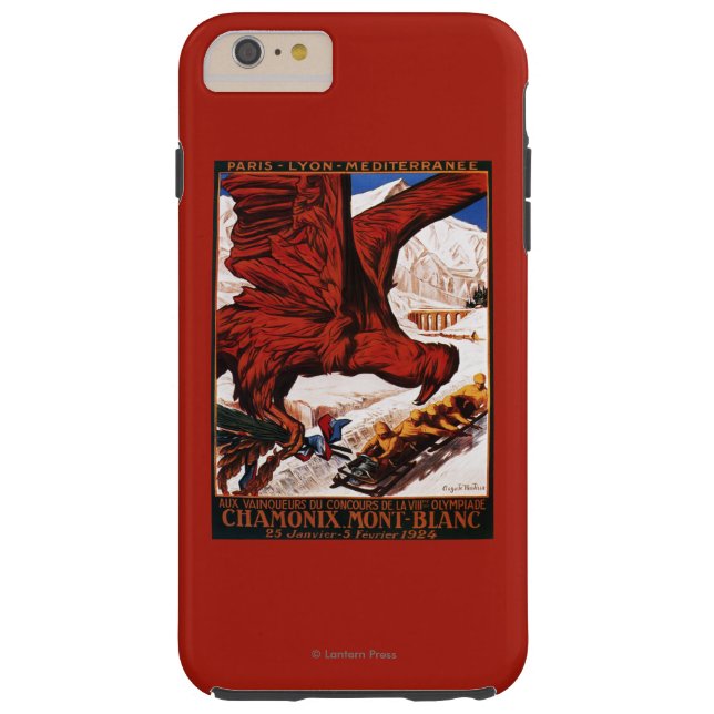 poster Olympische Winterspelen 1924 Case-Mate iPhone Case (Achterkant)