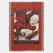 poster Olympische Winterspelen 1924 Deken (Voorkant Verticaal)