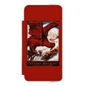 poster Olympische Winterspelen 1924 Incipio iPhone Portemonnee Hoesje (Voorkant Agenda)