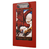 poster Olympische Winterspelen 1924 Klembord (Links)