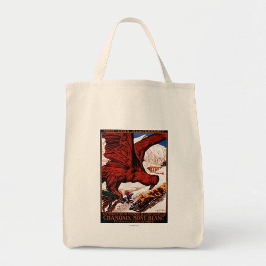 poster Olympische Winterspelen 1924 Tote Bag (Voorkant)