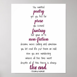 poster om poëzie te maken