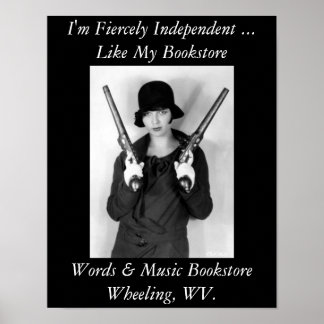 poster, onafhankelijke boekhandel poster