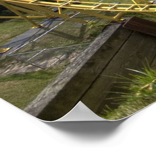 poster "Onderzetter bergtop" (Hoek)