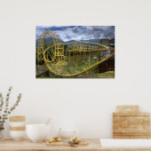 poster "Onderzetter bergtop" (Keuken)