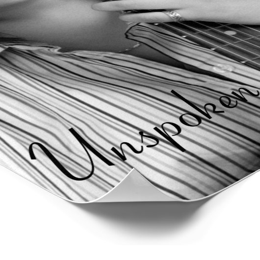 poster "ongesproken" (Hoek)