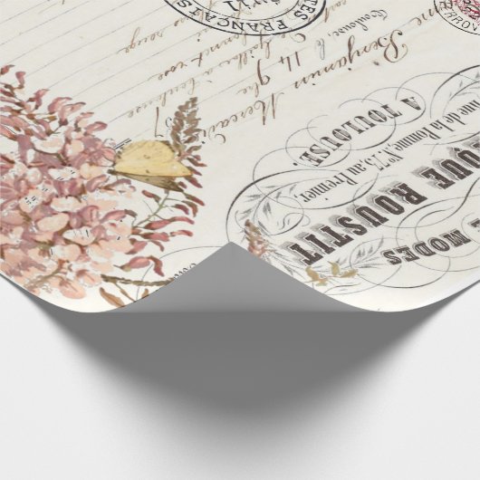 Poster ontkoppeling van Floral Ephemera Cadeaupapier (Hoek)