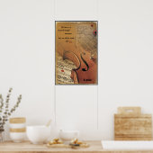 Poster ontmoette Hafiz - een instrument met een tw (Keuken)