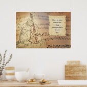 Poster ontmoette Rumi - Alles is muziek (Keuken)