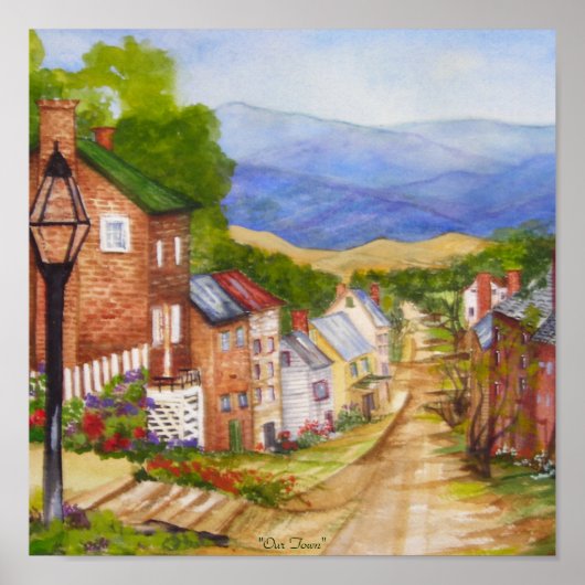 poster "Onze stad" (Voorkant)