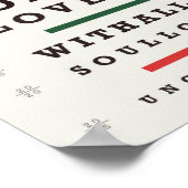 Poster oogkool (11 x 14) (Hoek)