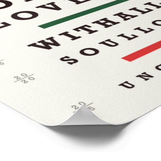 Poster oogkool (11 x 14) (Hoek)