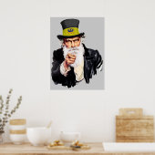 Poster oom Shmuel (Keuken)