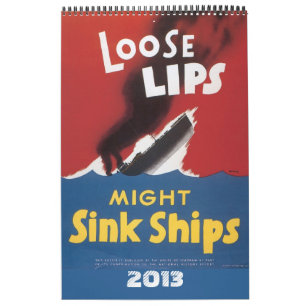  Poster oorlogsinspanning 2013 Kalender