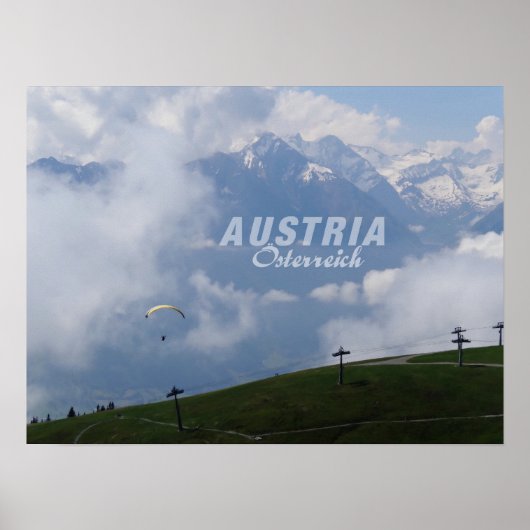Poster Oostenrijk (Voorkant)