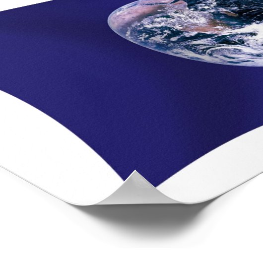 Poster op Aarde afdrukken (Hoek)