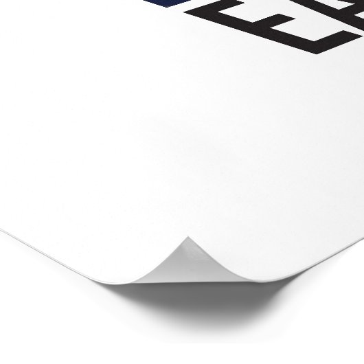 Poster op de Aarde (Hoek)