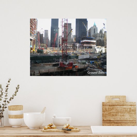 Poster op de grond (Keuken)