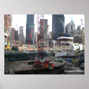 Poster op de grond