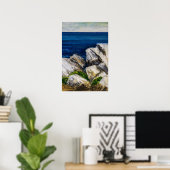 Poster - Op de rotsen (Thuiskantoor)