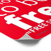 poster "OP GEBODEN KNEE..." (Hoek)