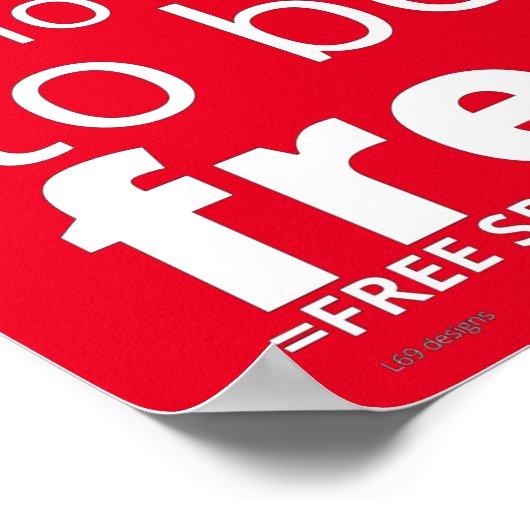 poster "OP GEBODEN KNEE..." (Hoek)